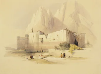 El Convento de Santa Catalina, Monte Sinaí, 21 de febrero de 1839, lámina 109 de 
